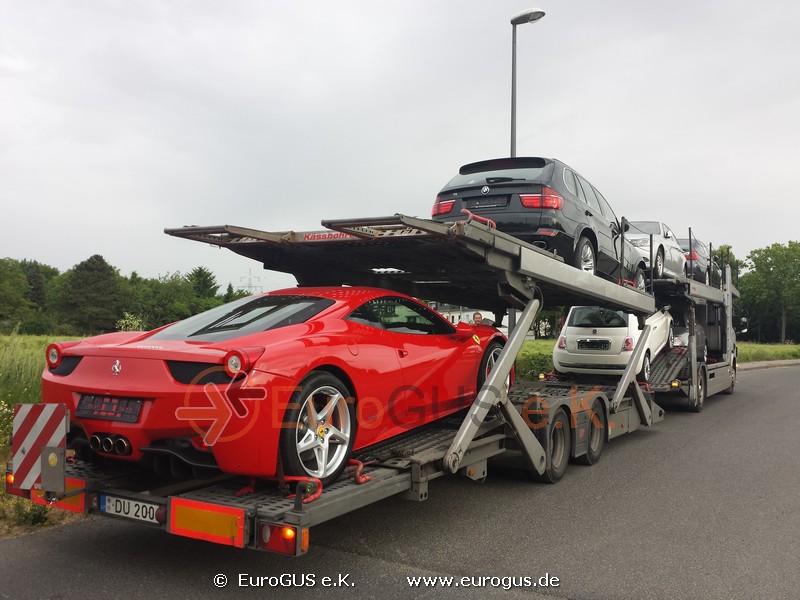 Ferrari, BMW X5 и другие машины готовы к отправке в Москву
